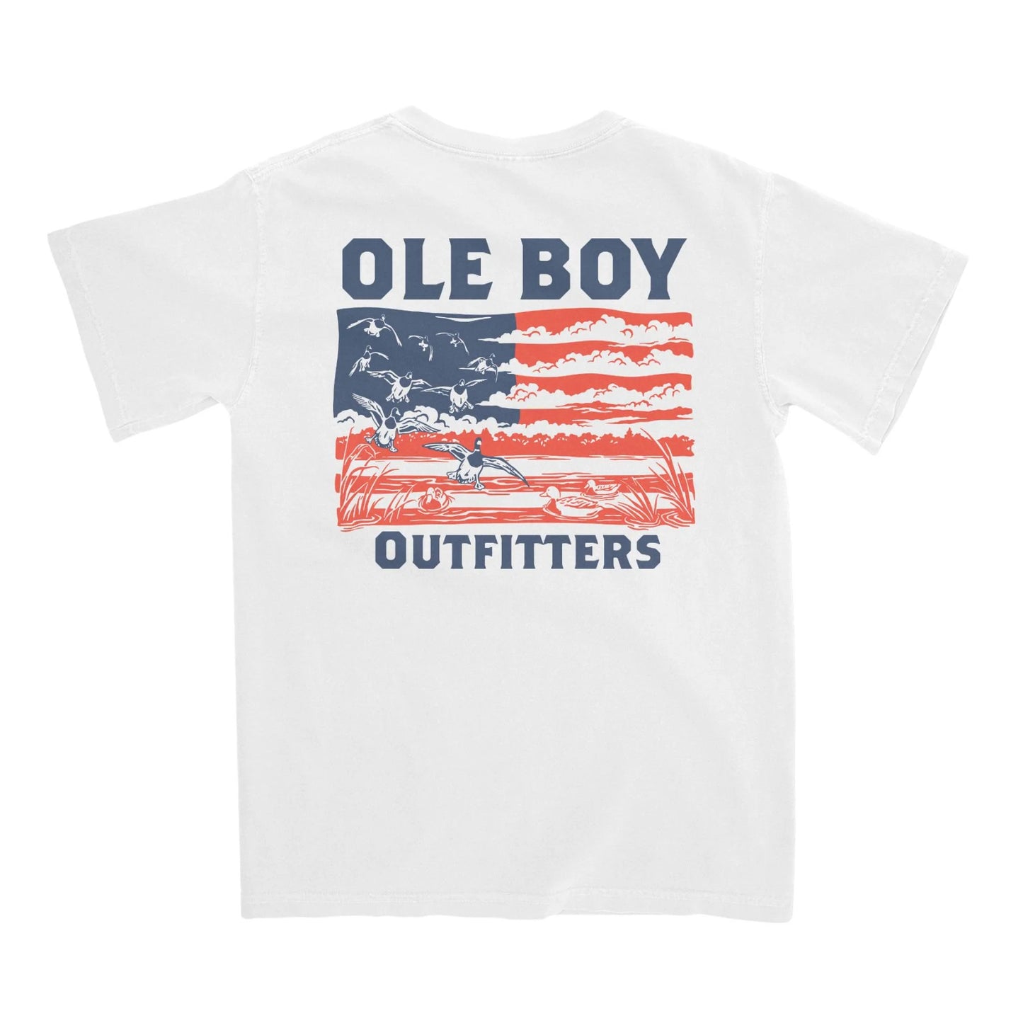 PATRIOTIC MALLARD TEE SMALL