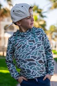 YOUTH DUCK CAMO PERFORMANCE HOODIE M