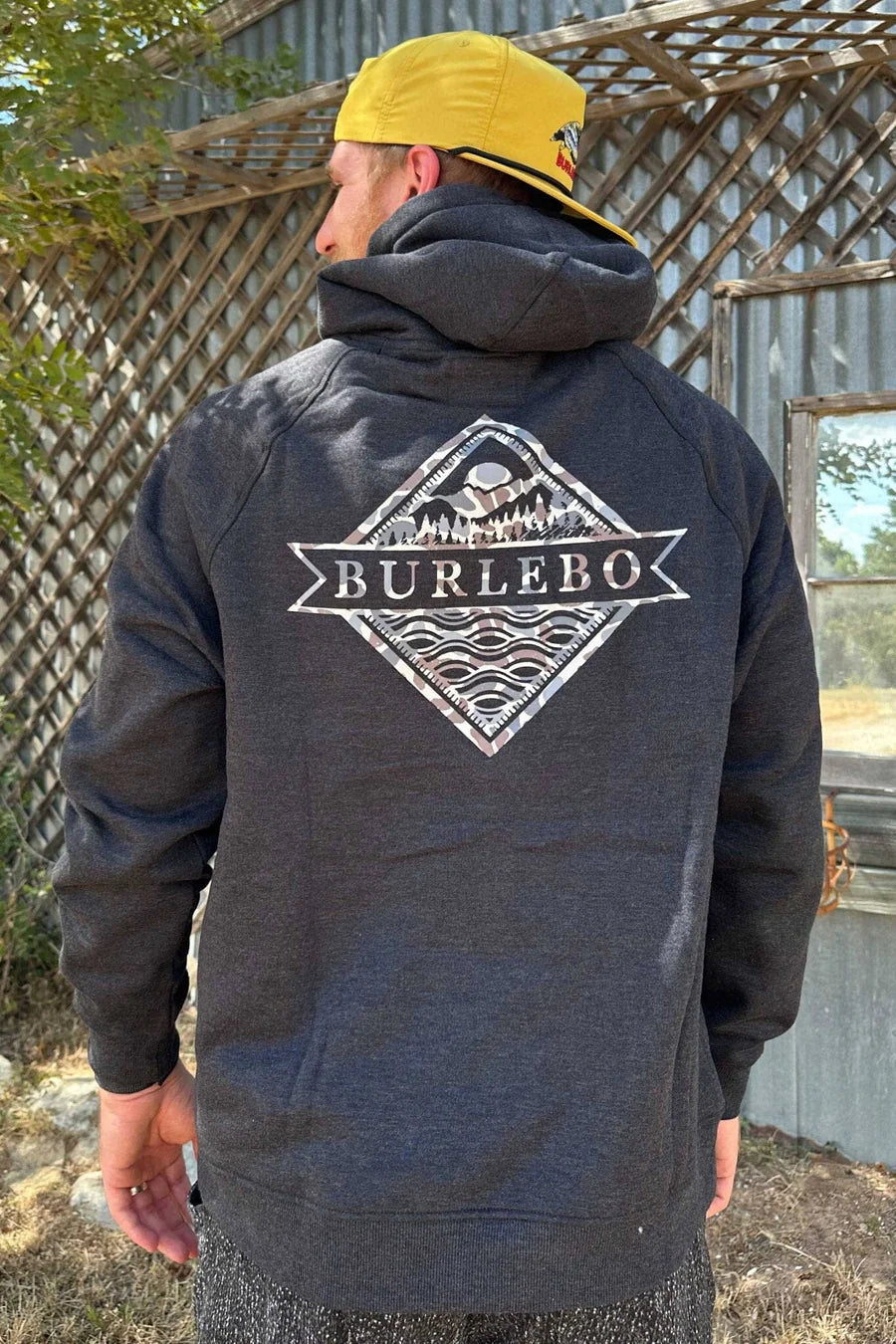 CAMO SIGNATURE LOGO FLEECE HOODIE L