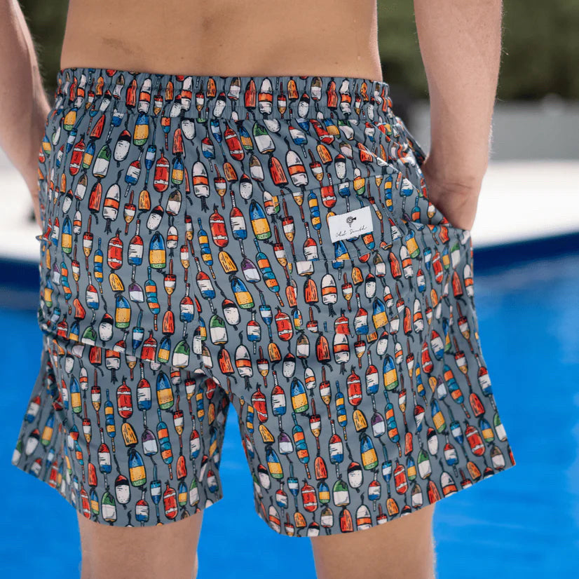 BUOY LINED SWIM TRUNKS M