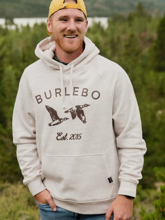 TWO DUCKS FLEECE HOODIE S