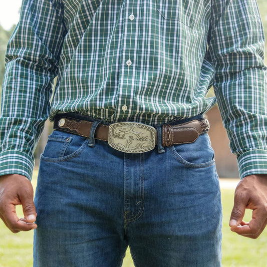 SPORTSMAN BELT BUCKLE