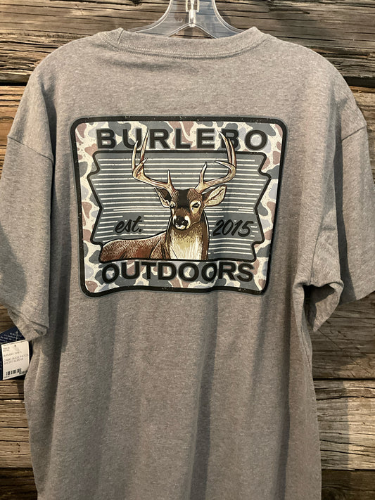 CAMO BUCK PATCH SHORT SLEEVE XXL