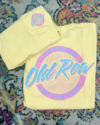 OLD ROW CIRCLE LOGO POCKET TEE